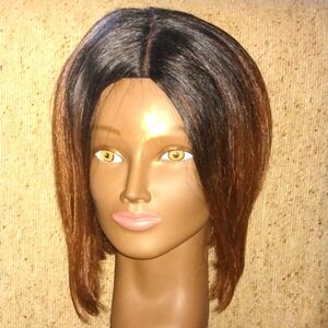 Lace PART Asymmetrical Cut Bob by the Janet Collection